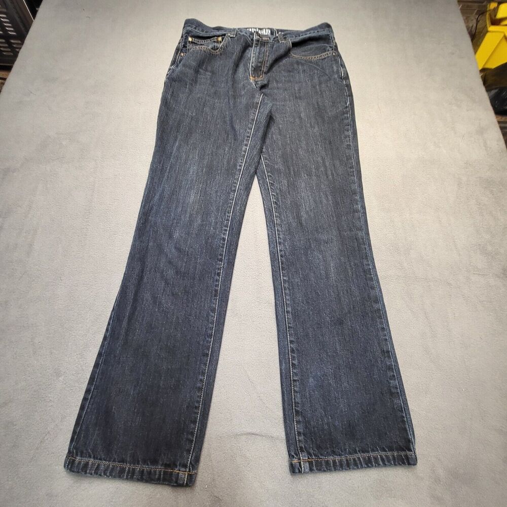 Urban Pipeline Jeans Men 32x30 Blue Denim Slim Straight Leg Distressed